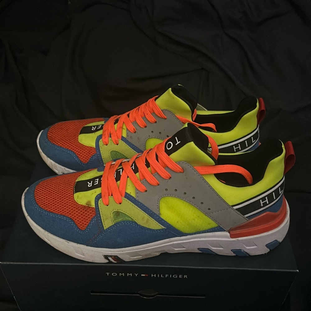 Tommy Hilfiger Blue Multi LL Zeki shoes